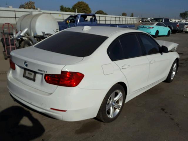 WBA3B1C59EK133076 - 2014 BMW 320 I WHITE photo 4