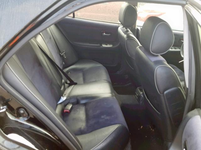 JTHBD192340092491 - 2004 LEXUS IS 300 BLACK photo 6