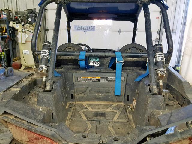 3NSVDK996HF790729 - 2017 POLARIS RZR XP 100 BLUE photo 6