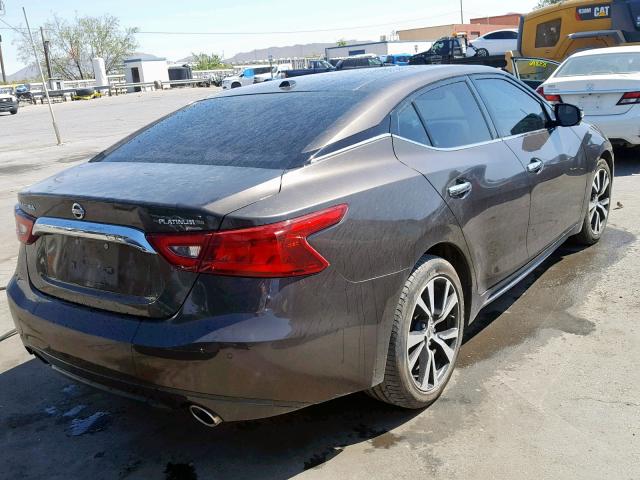 1N4AA6AP4GC425977 - 2016 NISSAN MAXIMA 3.5 BROWN photo 4