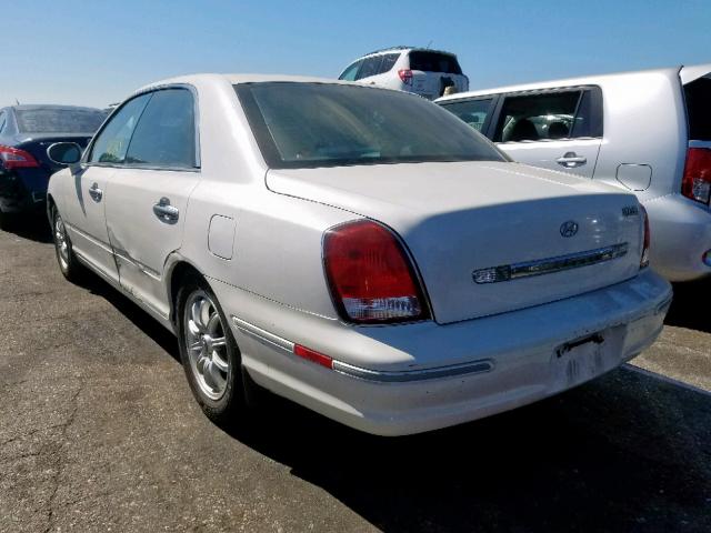 KMHFU45E82A210980 - 2002 HYUNDAI XG 350 WHITE photo 3