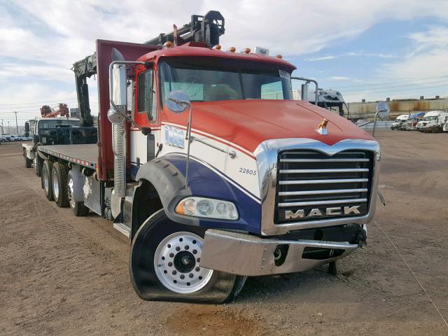 1M2AX13C3DM021933 - 2013 MACK 800 GU800 RED photo 1