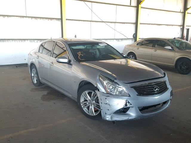 JN1CV6AP5FM500222 - 2015 INFINITI Q40 SILVER photo 1