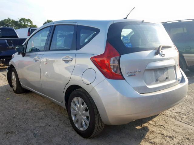 3N1CE2CP9FL421703 - 2015 NISSAN VERSA NOTE SILVER photo 3