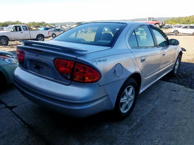 1G3NL52EX2C184433 - 2002 OLDSMOBILE ALERO GL SILVER photo 4