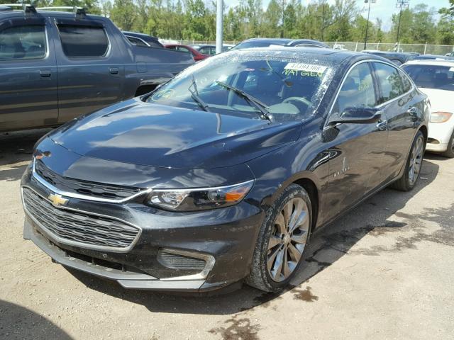 1G1ZH5SX5GF185881 - 2016 CHEVROLET MALIBU PRE BLACK photo 2