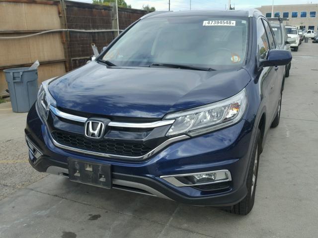 5J6RM4H71FL008615 - 2015 HONDA CR-V EXL BLUE photo 9