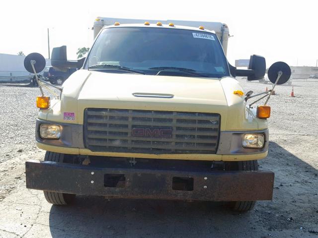 1GDJ5C1G98F904114 - 2008 GMC C5500 C5C0 YELLOW photo 9