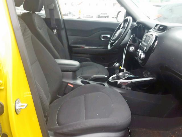 KNDJX3A58E7089536 - 2014 KIA SOUL ! YELLOW photo 5