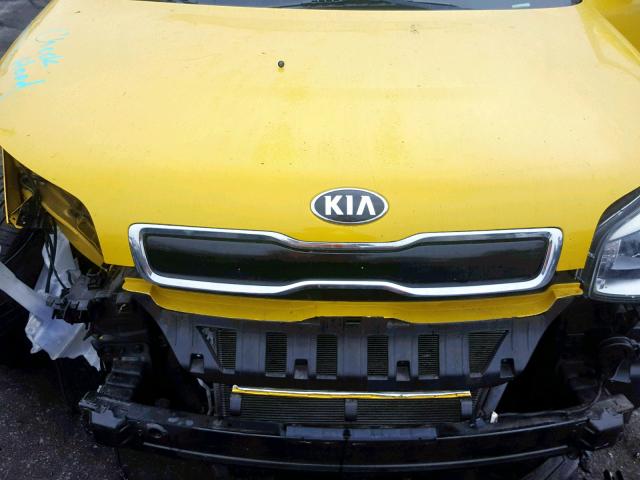 KNDJX3A58E7089536 - 2014 KIA SOUL ! YELLOW photo 7