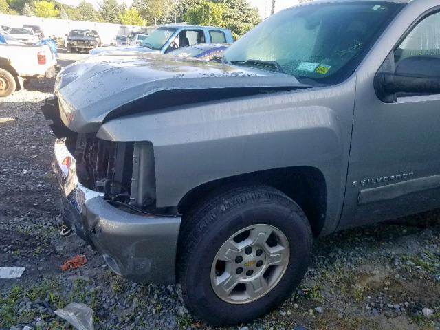 2GCEK19J681305262 - 2008 CHEVROLET SILVERADO GRAY photo 9