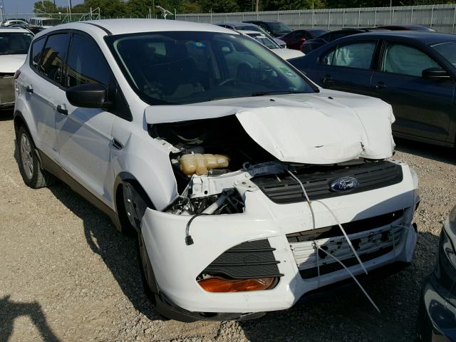 1FMCU0F72EUB61340 - 2014 FORD ESCAPE S WHITE photo 1