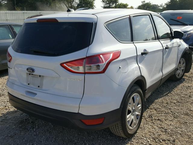 1FMCU0F72EUB61340 - 2014 FORD ESCAPE S WHITE photo 4