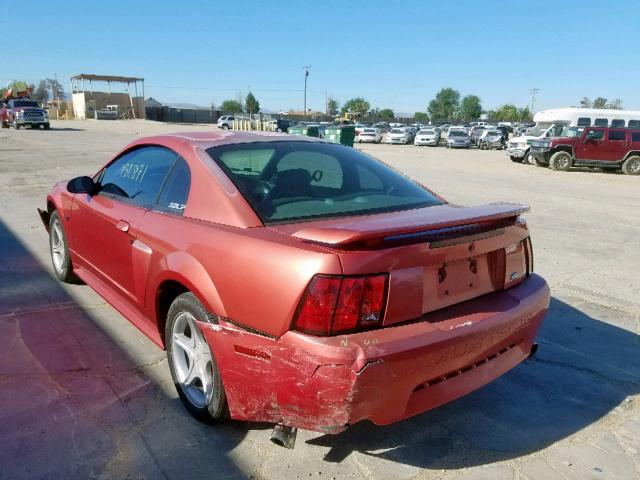 1FAFP42X72F195995 - 2002 FORD MUSTANG GT RED photo 3