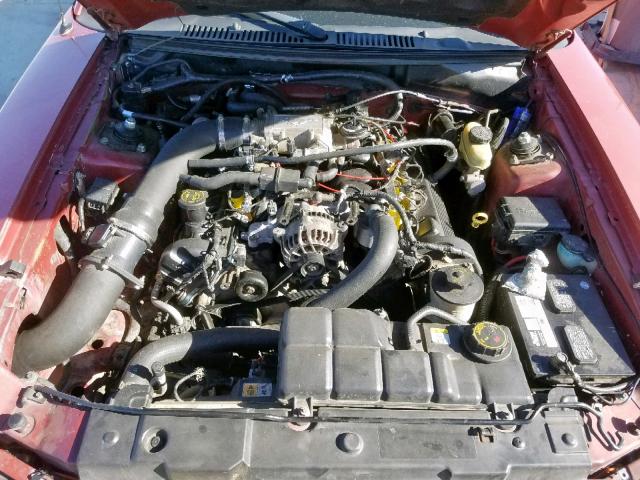 1FAFP42X72F195995 - 2002 FORD MUSTANG GT RED photo 7