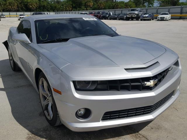 2G1FT1EW1A9209445 - 2010 CHEVROLET CAMARO SS SILVER photo 1