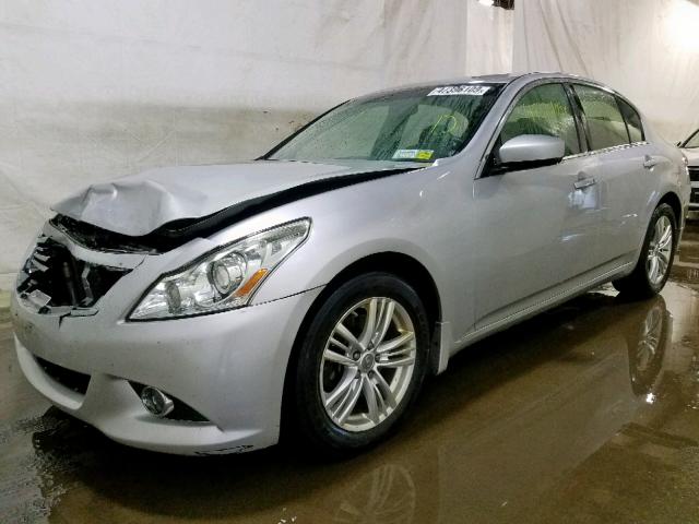 JN1CV6AR5BM356926 - 2011 INFINITI G37 SILVER photo 2