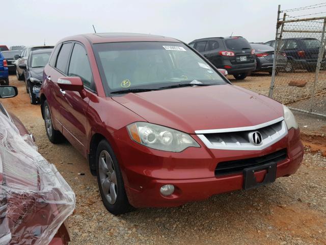 5J8TB18207A014618 - 2007 ACURA RDX RED photo 1