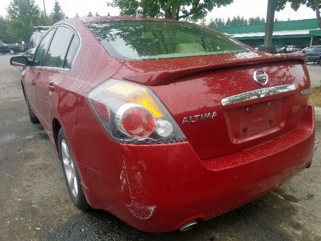 1N4CL21E68C119715 - 2008 NISSAN ALTIMA HYB RED photo 3