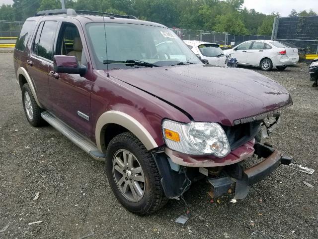 1FMEU74E98UA30347 - 2008 FORD EXPLORER E BURGUNDY photo 1