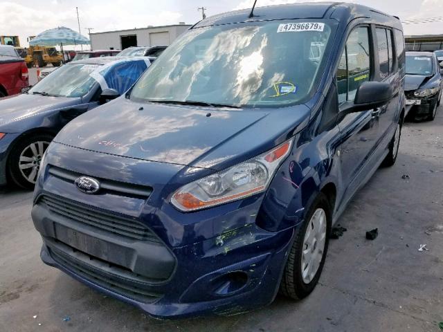 NM0GE9F76E1134924 - 2014 FORD TRANSIT CO BLUE photo 2