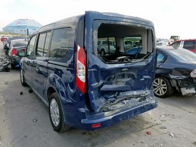 NM0GE9F76E1134924 - 2014 FORD TRANSIT CO BLUE photo 3