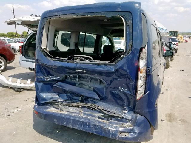 NM0GE9F76E1134924 - 2014 FORD TRANSIT CO BLUE photo 9