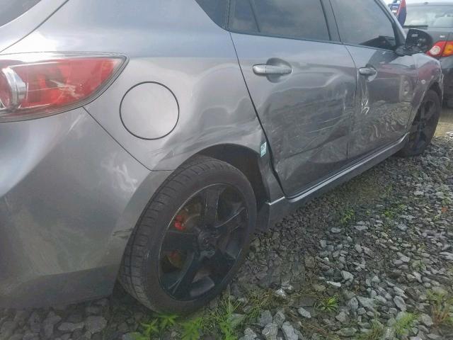 JM1BL1H50A1270511 - 2010 MAZDA 3 S SILVER photo 9