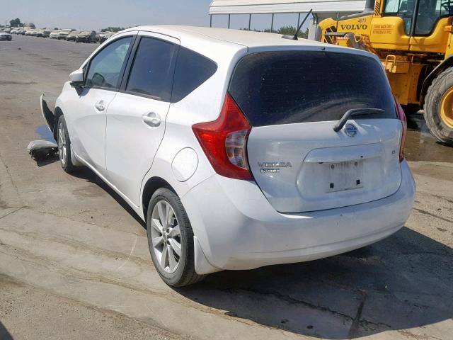 3N1CE2CP8GL407308 - 2016 NISSAN VERSA NOTE WHITE photo 3