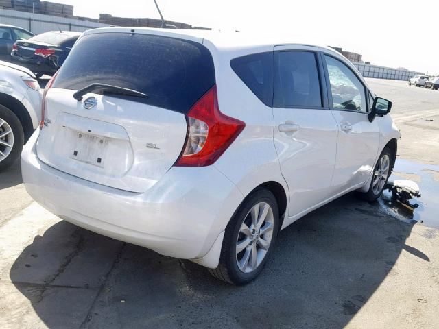 3N1CE2CP8GL407308 - 2016 NISSAN VERSA NOTE WHITE photo 4