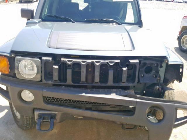 5GTDN136168332654 - 2006 HUMMER H3 BLUE photo 7