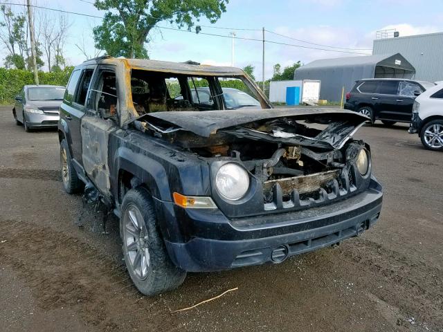 1J4NF2GB0BD115422 - 2011 JEEP PATRIOT BLACK photo 1