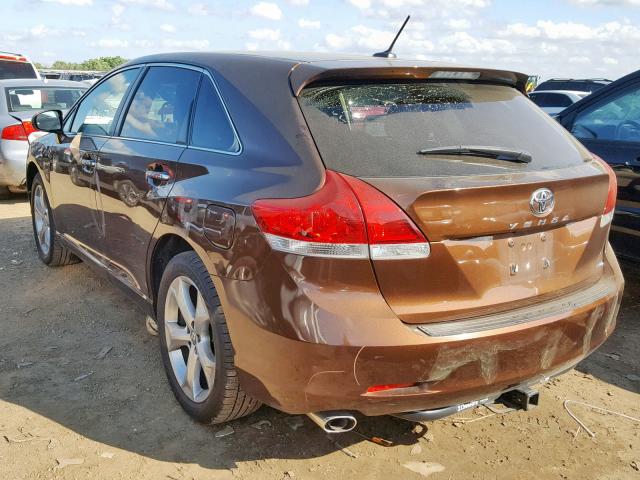 4T3BK11AX9U004744 - 2009 TOYOTA VENZA BROWN photo 3