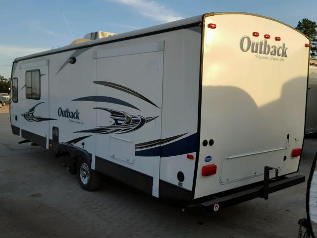 4YDT26025EB451557 - 2014 KEYSTONE OUTBACK WHITE photo 3