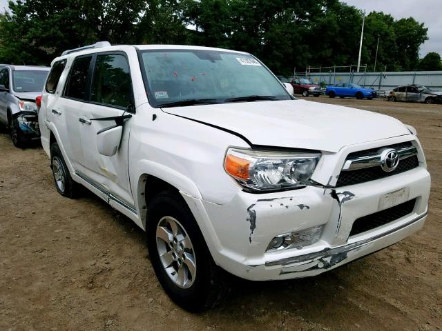 JTEBU5JR9A5031528 - 2010 TOYOTA 4RUNNER SR WHITE photo 1