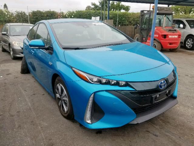 JTDKARFP0J3080978 - 2018 TOYOTA PRIUS PRIM 蓝色 照片 1