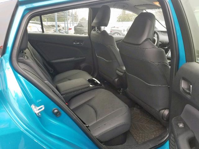 JTDKARFP0J3080978 - 2018 TOYOTA PRIUS PRIM 蓝色 照片 6