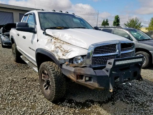 3D7KS28D65G743695 - 2005 DODGE RAM 2500 S თეთრი ფოტო 1