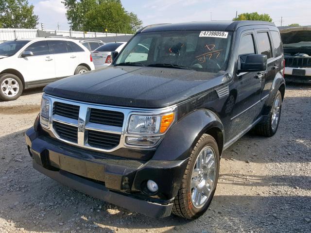 1D4PU2GK7AW143177 - 2010 DODGE NITRO SE BLACK photo 2