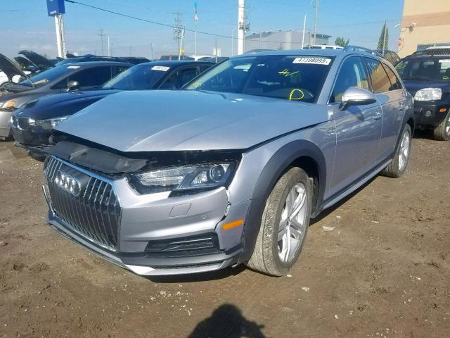 WA17NAF40JA039595 - 2018 AUDI A4 ALLROAD GRAY photo 2