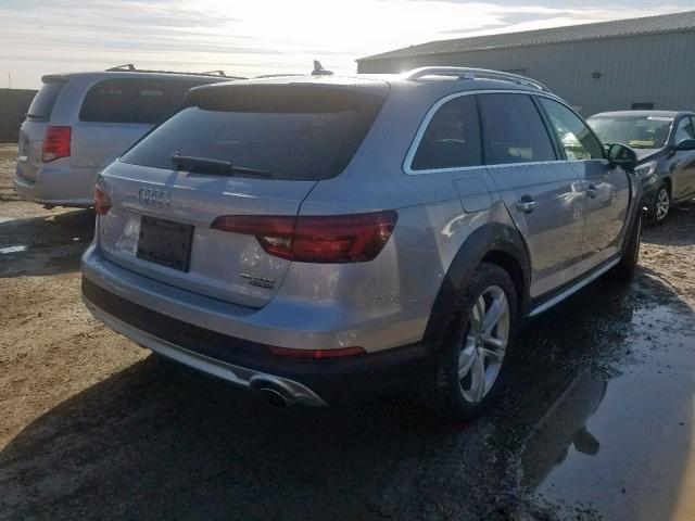 WA17NAF40JA039595 - 2018 AUDI A4 ALLROAD GRAY photo 4