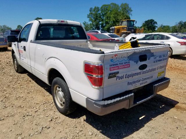 1FTMF1CW4AKA83752 - 2010 FORD F150 WHITE photo 3