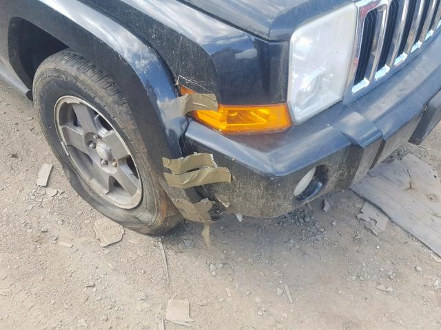 1J8HG48K16C206942 - 2006 JEEP COMMANDER 黑色 照片 10