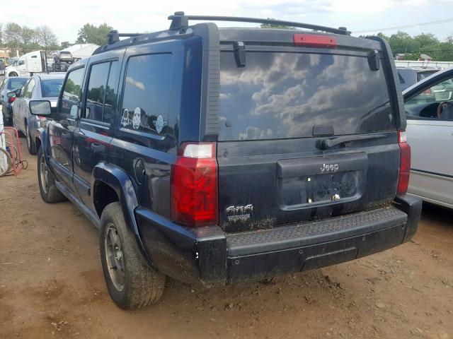 1J8HG48K16C206942 - 2006 JEEP COMMANDER 黑色 照片 3