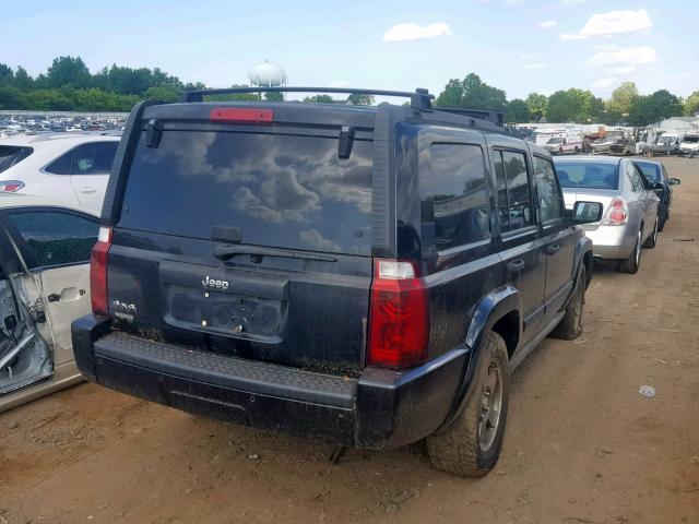 1J8HG48K16C206942 - 2006 JEEP COMMANDER 黑色 照片 4