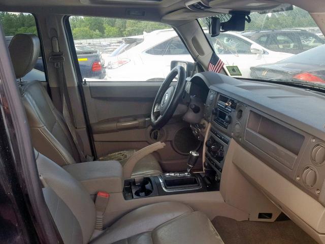 1J8HG48K16C206942 - 2006 JEEP COMMANDER 黑色 照片 5