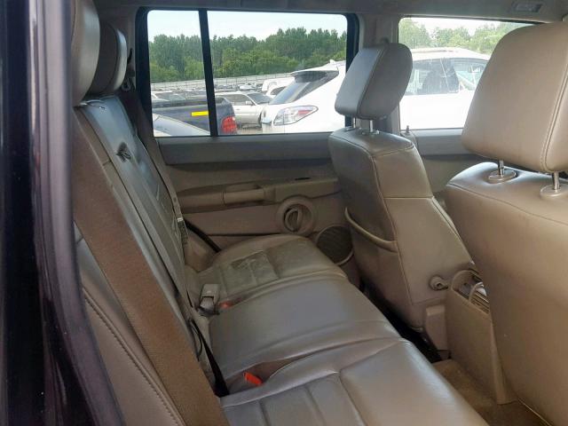 1J8HG48K16C206942 - 2006 JEEP COMMANDER 黑色 照片 6