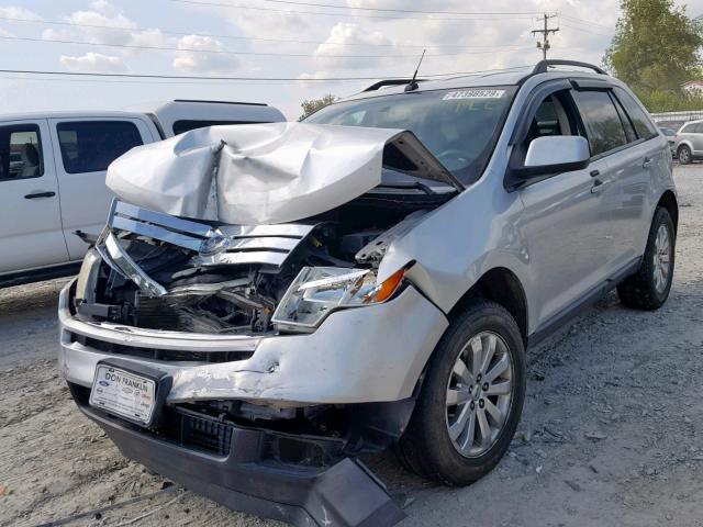 2FMDK4JC3ABA15891 - 2010 FORD EDGE SEL SILVER photo 2