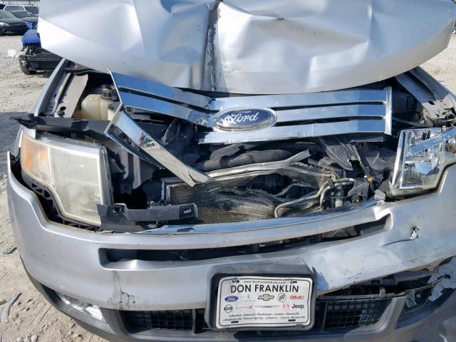 2FMDK4JC3ABA15891 - 2010 FORD EDGE SEL SILVER photo 7