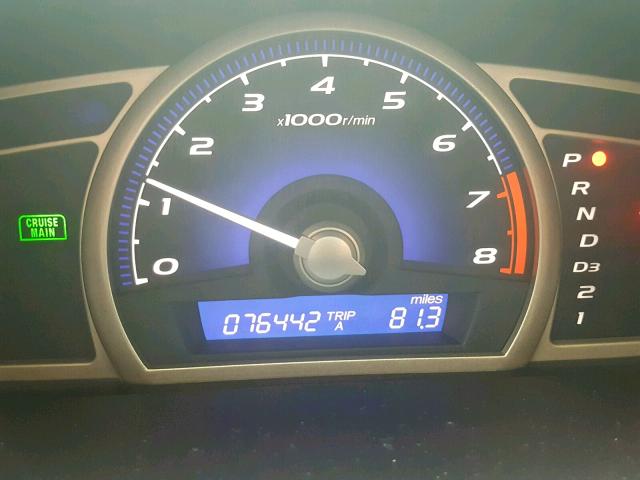 19XFA1F66BE044927 - 2011 HONDA CIVIC LX-S Gümüş foto 8